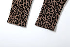 Nibber See Through Sexy Leopard Mesh Jumpsuit Women Sexy Hipster Zip Stretch Midnight Workout Autumn Fitness Street Overalls