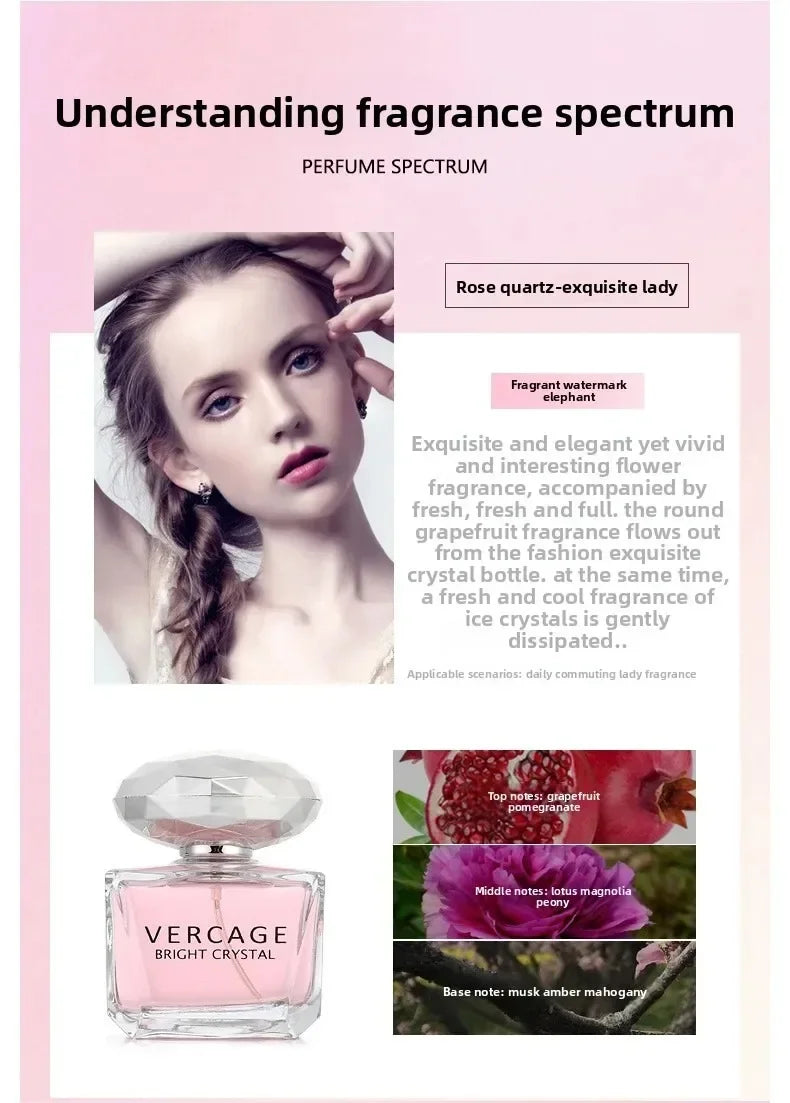 50ml Crystal Diamond Sweet Love Crystal Powder Diamond Black Crystal Lady Eau De Toilette Fragrance Spary Flower Woman Perfumes