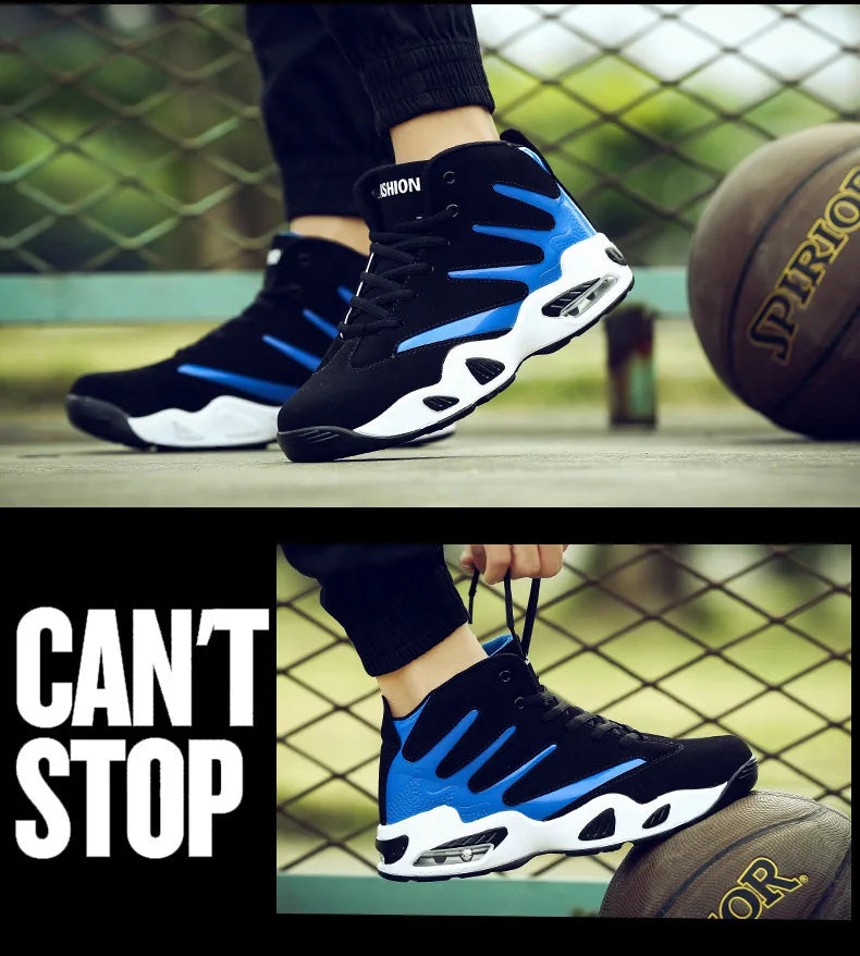 High Top Men Sneakers Fashion Breathable Running Shoes for Men Versatile Basketball Shoes Designer Men Sport Shoes Tenis Hombres