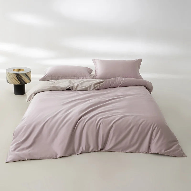 1pc Egyptian Cotton Duvet Cover Solid Color 100% Cotton 800 Thread Count Quilt Cover Korean Minimalist Style Bedding Ultra Soft