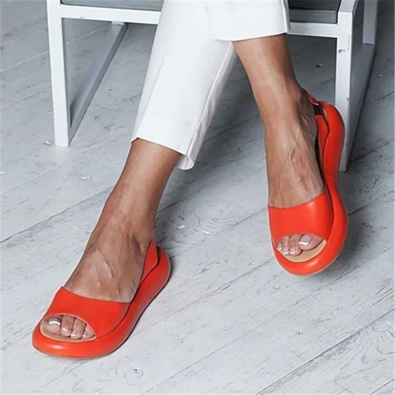 Flat Sandals Slippers Women's Casual Outdoor Fashion Beach Shoes Thick Sole Sandals Summer Slippers open toe Tailor-made Suits