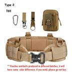 Tactical Padded Belt Airsoft CS Combat Molle Airsoft Girdle Duty Paintball Waist Belts War Game Hunting Accessories