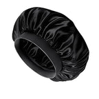 Baby Kids Satin Wide Band Sleeping Hat Beige Black White Pink Purple Bonnet Cap Turban Hat Wide Elastic Bands Night Sleep Cap