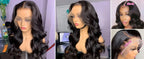 Body Wave Human Hair Wigs 13x6 Hd Lace Frontal Wigs 220 Density 40 Inch For Black Women Pre Plucked Loose Wave Lace Frontal Wig