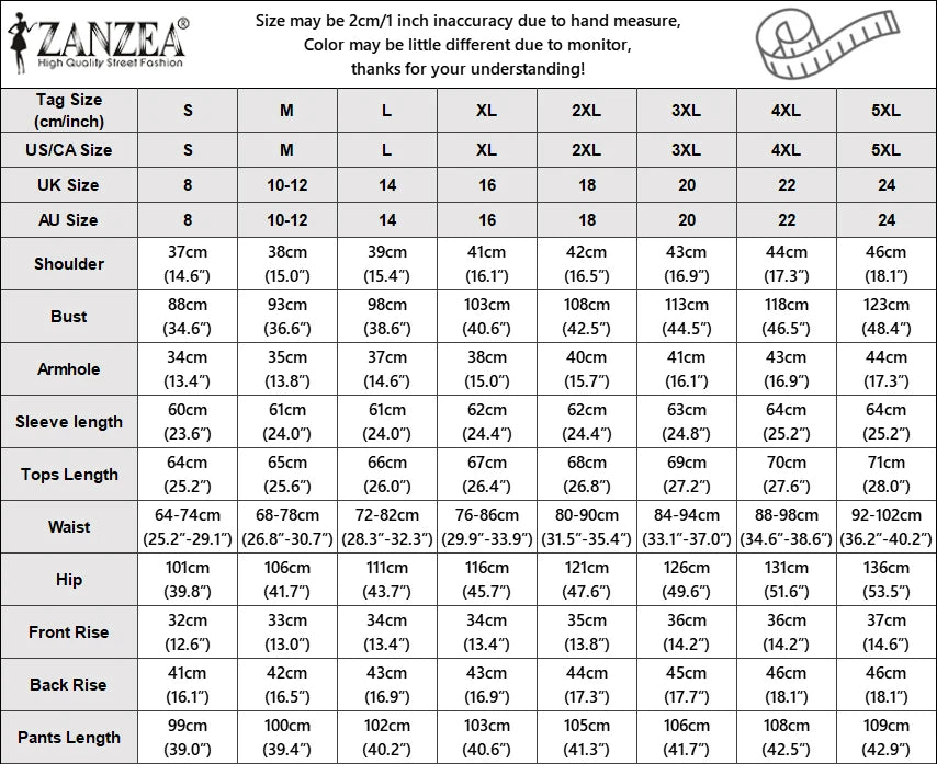 ZANZEA Elegant Office Lady Blazer Suits Women Classy Tied Waist Top and Pant 2pcs Outfit Streetwear Trend Commute Pant Sets 2025