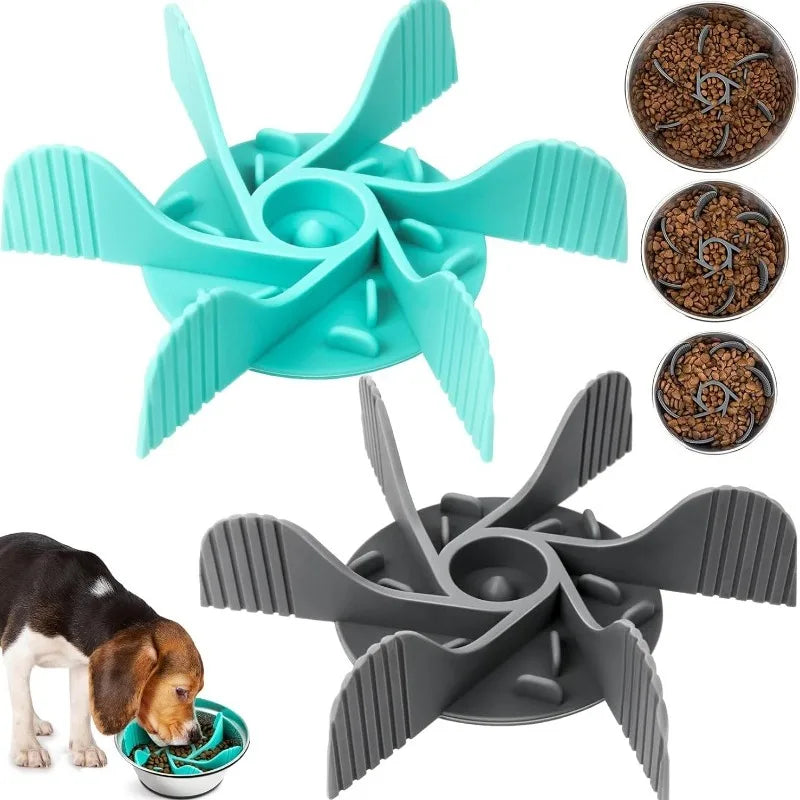 Pet Feeder Plugin Powerful Suction Cup Slow Food Anti Choking Bowl Convenient Easy Clean Extended Dogs Eating Time Pet Supplies Main image