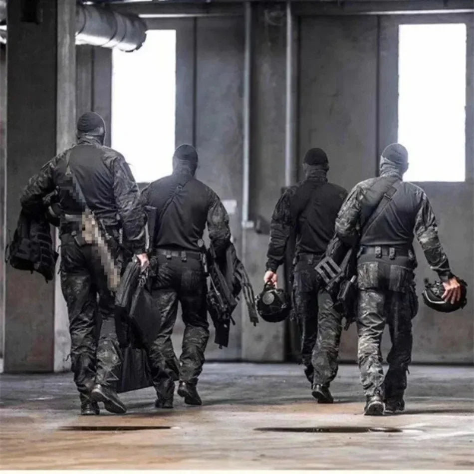 Outdoor Tactical Suit Men Airsoft Combat Shirts Paintball Uniform Hunting Assault Set Special Forces Shooting Top Cargo Pant Men