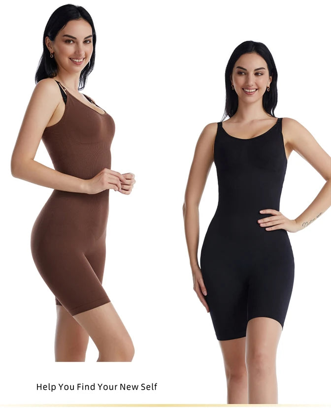 Women Bodysuit Shapewear Tummy Control Full Body Shaper Slimming Sheath Butt Lifter Push Up Thigh Slimmer Abdomen Shapers Corset