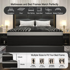 12"14" Gel Memory Foam Hybrid Pocket Spring Mattress Twin Full Queen King Bed Mattress In A Box, Medium Firm Motion Isolation
