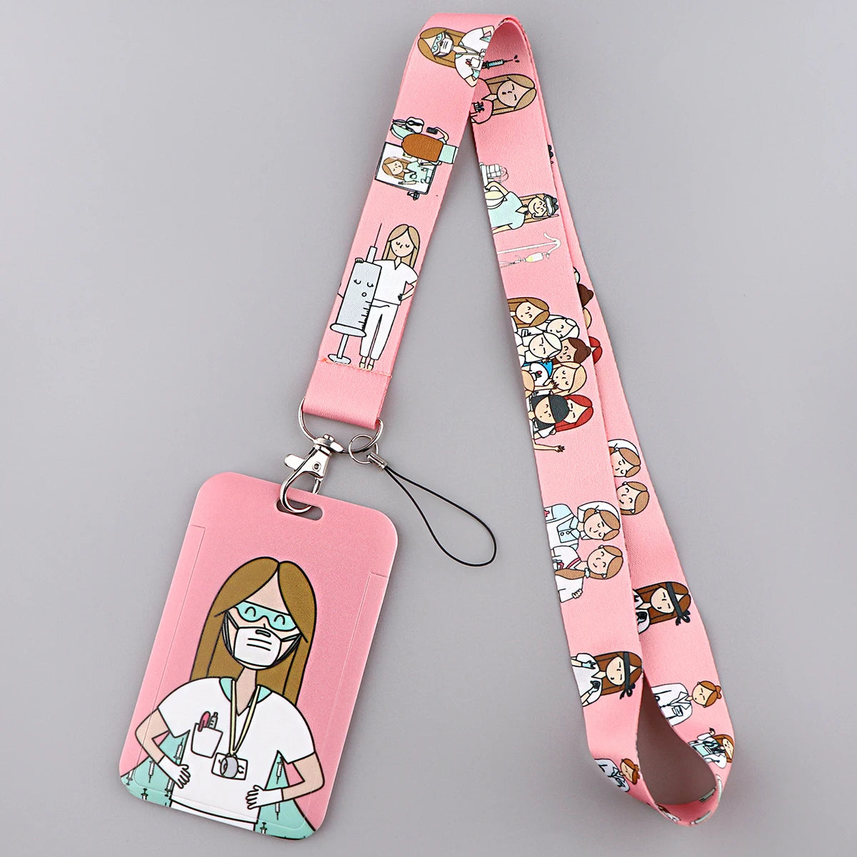 Medical Credential Holder Neck Strap Lanyards for Key ID Card Gym Phone Strap USB Badge Holder Rope Nurse Doctor Accessories Main image