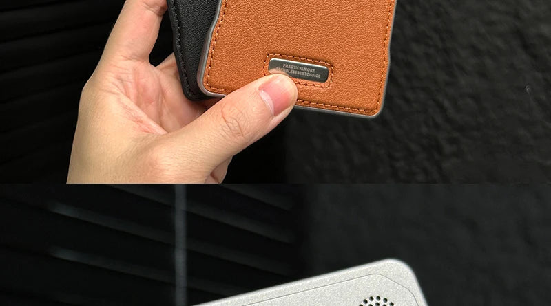 Luxury Leather Frameless Aromatherapy Case for Samsung Galaxy S25 S24 S23 Plus Ultra For Magsafe Magnetic Hybrid Shockproof Capa