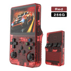 BOYHOM 256G/128G/64G R36S ARKOS 2.0 Retro Handheld Game Console 3.5'' IPS screen,Portable Pocket Game Player for  children gift