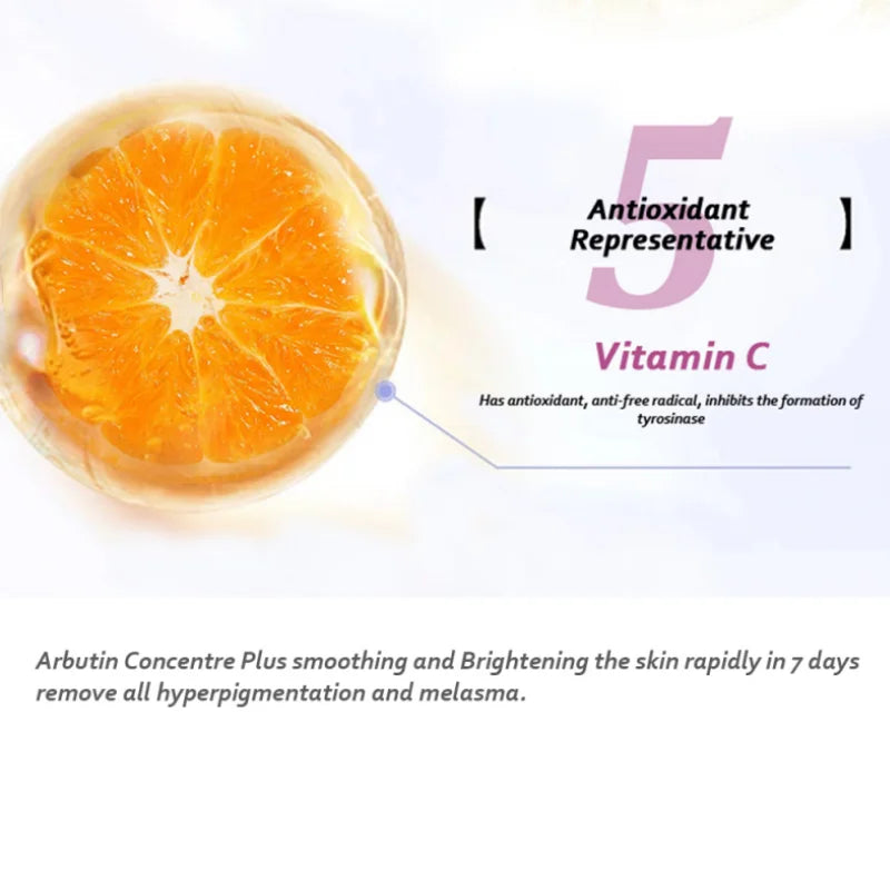 Alpha Arbutin Serum AHA 30%+ BHA 2%  Keeps Face Smooth Brightening Moisturizing Improving Dullness Dark Skin Beauty Care Cream