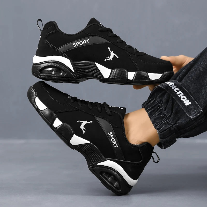Men's Road Running Shoes, Lace-Up Closure, Suitable for All Seasons, Low-Top Trendy Versatile Hiking Shoes, Tennis Casual Walking Fitness Hiking Shoes - the Perfect Sports Shoe for Outdoor Adventures, Ideal for Sports Enthusi