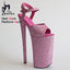 Pink Shiny Women Sandals 26CM/10Inchs High Heels Ultrahigh Heel Stripper Slippers Pole Dance Shoes Party Stage Show Sandals