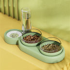 Pet Automatic Feeders 3 Bowl Pet Water Dispenser Feeders Large-diameter Dog Basin Cat Bowls Pet Automatic Feeders Wholesale