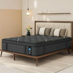 Ultra Firm Twin Mattress, 14 Inch Extra Firm Twin Size(Upgraded Enhanced) Plush Hybrid Mattress, Extra Lumbar Support,Customized
