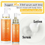 AILKE Vitamin C Whitening Set for Women, Reduce Dark Spots, Hyperpigmentation, Skin Moisturizer, With Collagen, Vitamin E