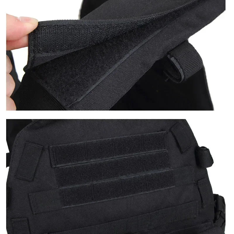 Military Tactical Vest Body Armor Combat Army CS Gear Hunting Plate Carrier Airsoft Accessories Wargame Pouch Molle Vest