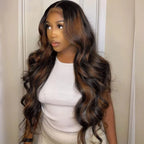 1B/30 Ombre Highlight Lace Front Wigs Human Hair 13x6 Body Wave Wig Human Hair 13x4 Transparent Lace Frontal Wigs For Women