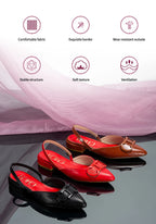 CHCH Women's Sandals 2026 New Black Pointed Flat bottomed loafers Simple Black Business Women's Shoes