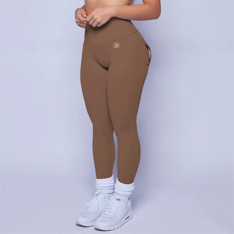 High Waist Gym Leggings – Peach Lift Yoga Pants
