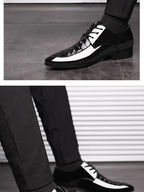 Oxfords Leather Men's Shoes Casual Dress Men Lace Up Breathable Formal Office for Man Big Size 38-48 Flats 2026