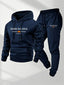 Men's Tracksuit Printing Casual Hoodies Sweatshirts Outfits Outdoors Gym Sports Jogging Clothing Autumn Winter Fitness 2 Pcs Set