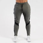 Men Fashion Quick Dry Pants Lightweight Hiking Jogging Running Trousers Breathable Workout Gym Ankle Tied Athletic Pants