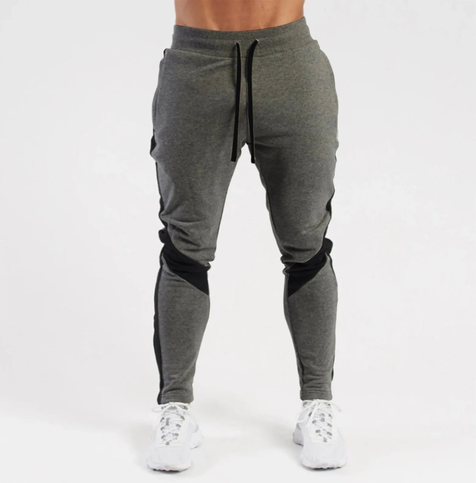 Men Fashion Quick Dry Pants Lightweight Hiking Jogging Running Trousers Breathable Workout Gym Ankle Tied Athletic Pants
