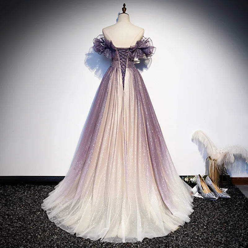 Evening Dress Women 2026 New Autumn And Winter Temperament Banquet Host Fairy Celebrity Slim Dress Wedding Bridesmaid prom dress