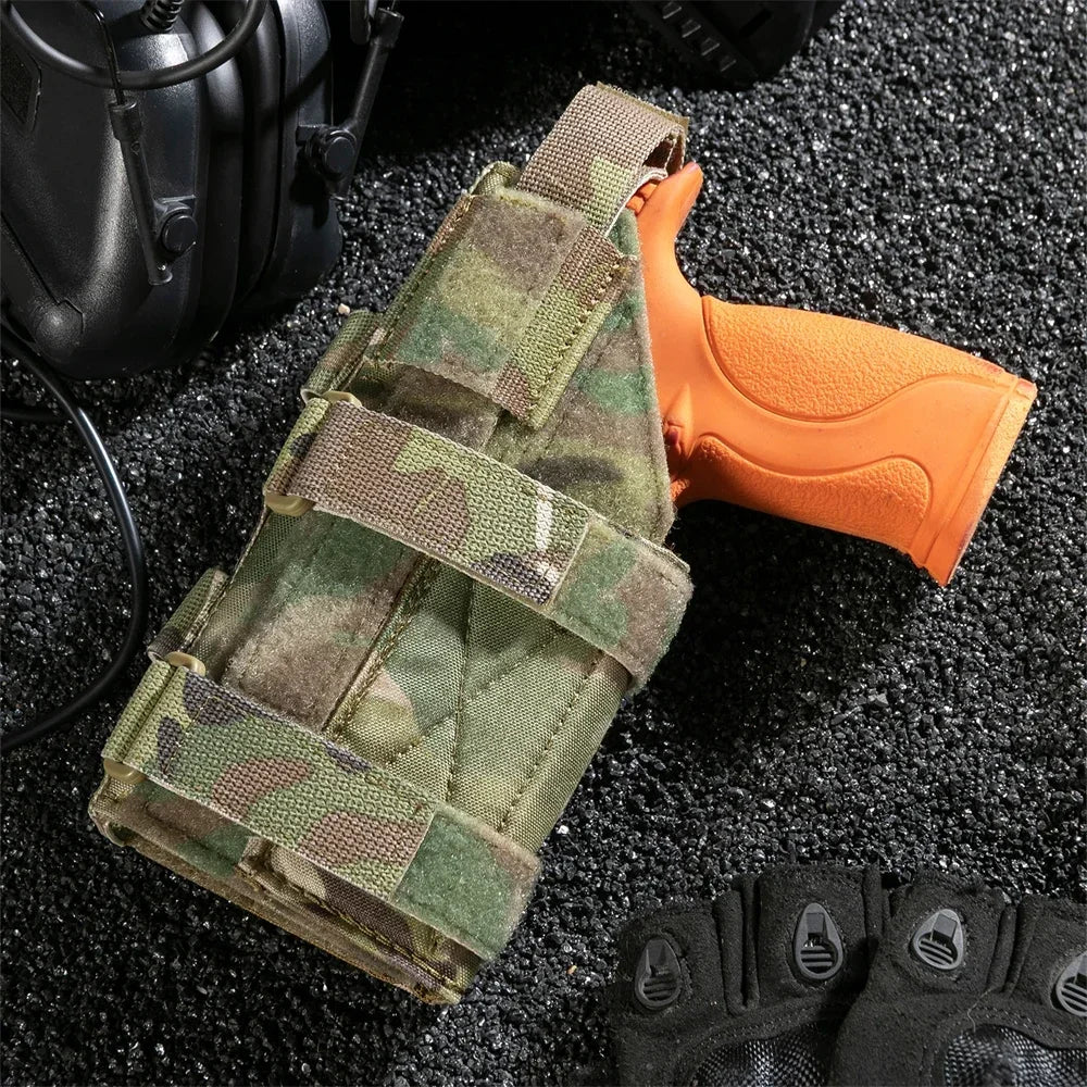 Left Hand Gun Holster Tactical Glock Gun Case Adjustable Pistol Holster for Glock 17 Mag Pouch Hunting Accessories