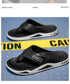 Summer Men's Flip-flops Sports Beach Sandals Men Casual Outdoor Fashion&trend Comfortable Shoes House Flip Flops Home Shoes