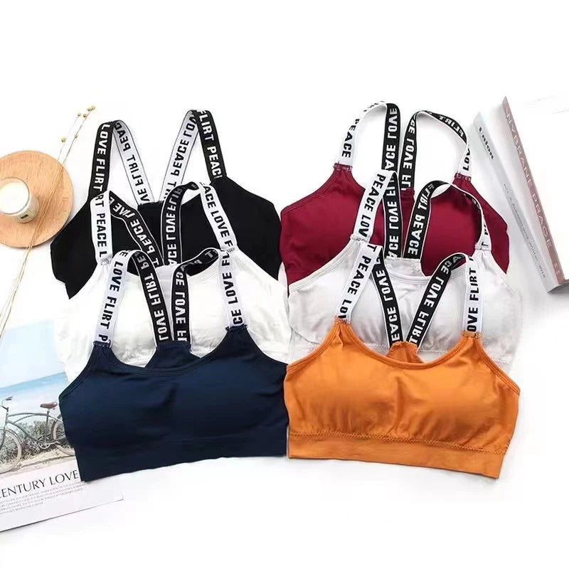 Push Up Sports Bra – Fitness Yoga Tank Top