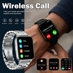 Smart Watch for Men & Women - Multi-Function Fitness Tracker with Call/Message/Weather/Alarm/Remote Camera Control, USB-Powered