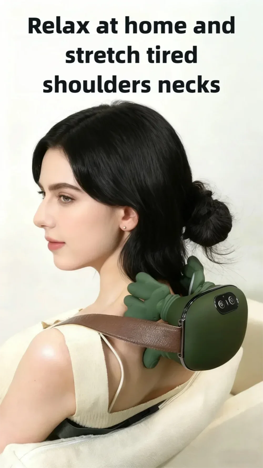 Bionic Finger Neck Shoulder Massager Wireless Neck Cervical Trapezius Kneading Massage Shawl Brushless Motor Neck masajeador