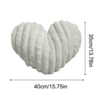Heart Decorative Throw Pillow Living Room Bedroom Creative Cute Heart Pillow Home Soft Comfort Heart Shape Pillow Decoration