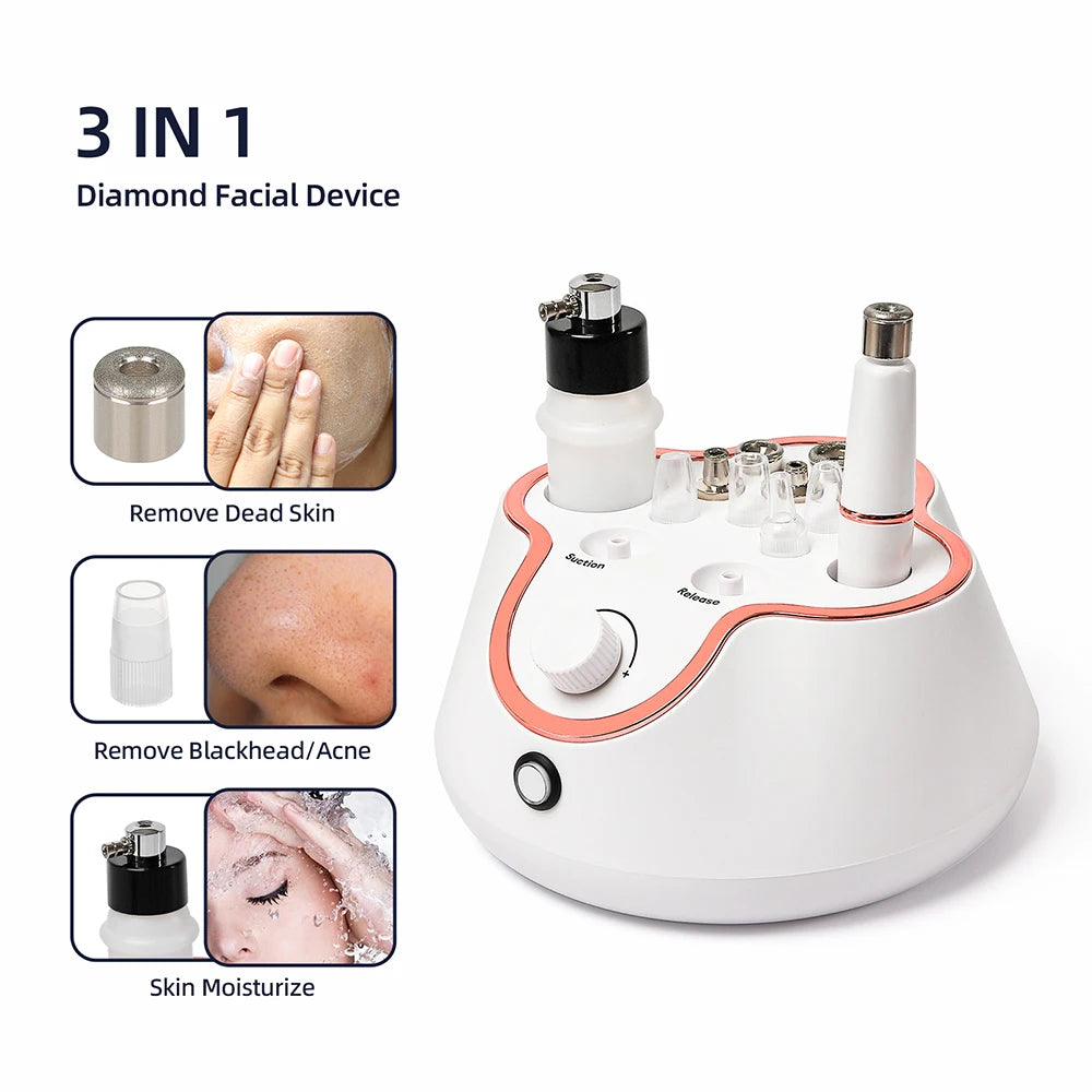 Professional Diamond Microdermabrasion Machine Home Use Facial Peeling Beauty Machine Exfoliation Face Deep Cleaning Skin Care Secondary image