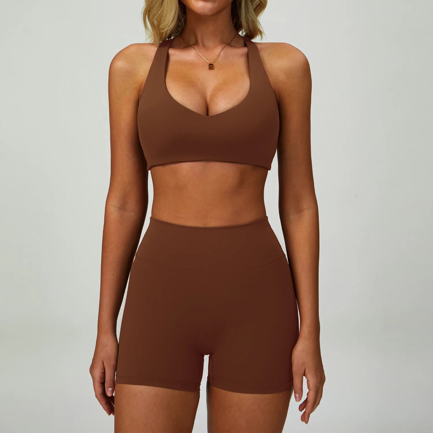 2/3-Piece Activewear Set – Sports Bra & High Waist Leggings