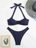 Sexy Women's Swimsuit 2026 Summer Bikini Two-piece Swimwear for Woman Beachwear Halter Bikinis Sets Swimming Beach Bathing Suits