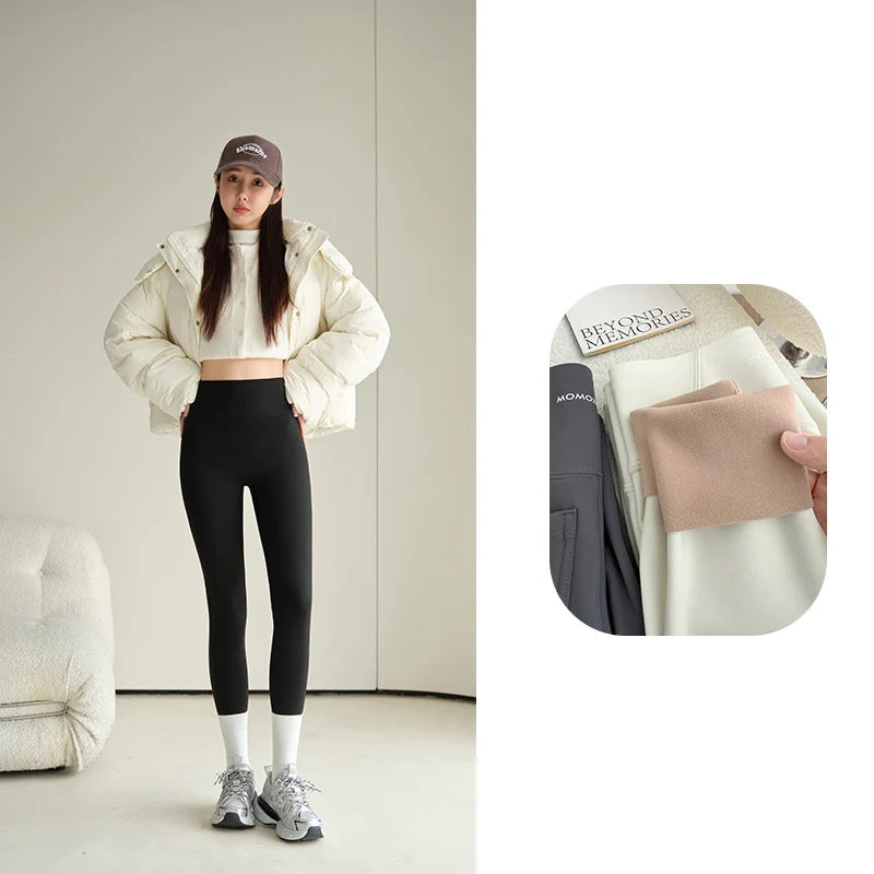 High Waist Pocket Leggings – Slim Fit Yoga Pants