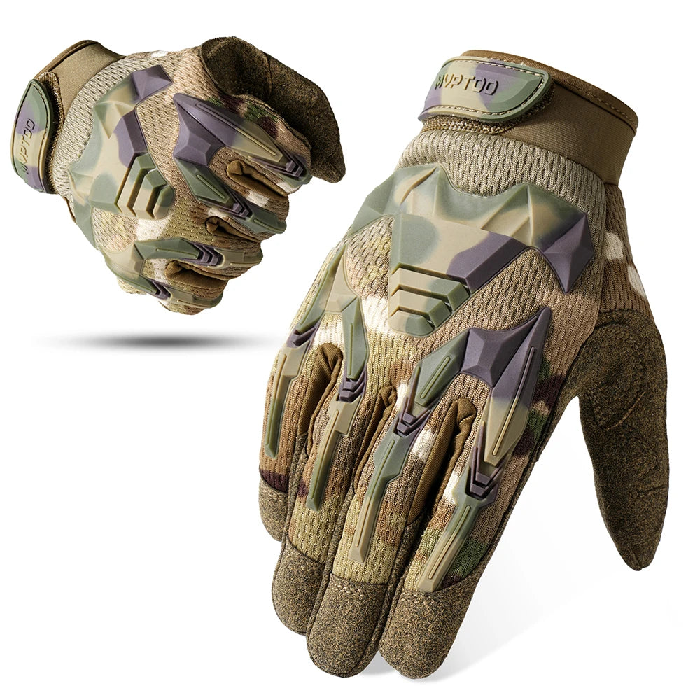 Men Tactical Gloves Touch Screen Outdoor Sport Paintball Combat Hiking Hunting Riding Bike Non-slip Breathable Cycling Equipment
