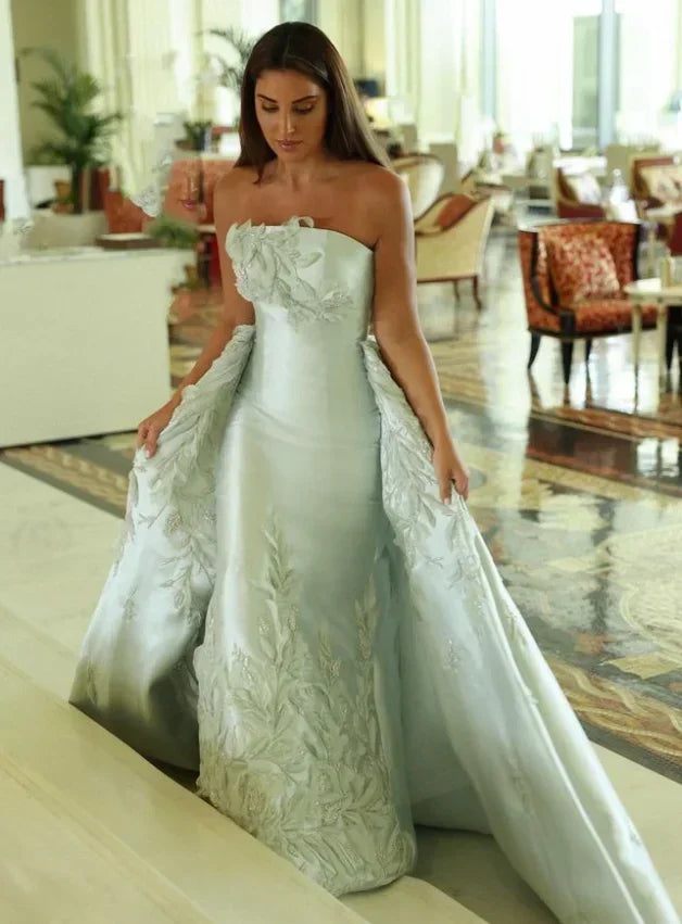 Customized Evening Dresses Women Elegant Vestido Coctel Formal Dress Shiny Dress Formal Occasion Dresses Gown فساتين نسائية شح Secondary image