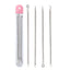 4PCS Acne Blackhead Comedone Black Spot Pimple Blemish Remover Skin Care Women Beauty Acne Treatment Pore Cleanser Needle Hook