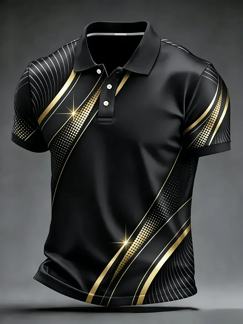 Men's 3D Print Golf Polo Shirt Short Sleeve Micro Elastic Polyester Outdoor Casual Summer Streetwear Daily Wear