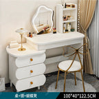Bedroom Mirror Dressing Table Desk White Drawers Light Makeup Vanity Wood Room Penteadeira Com Espelho Dresser Furniture