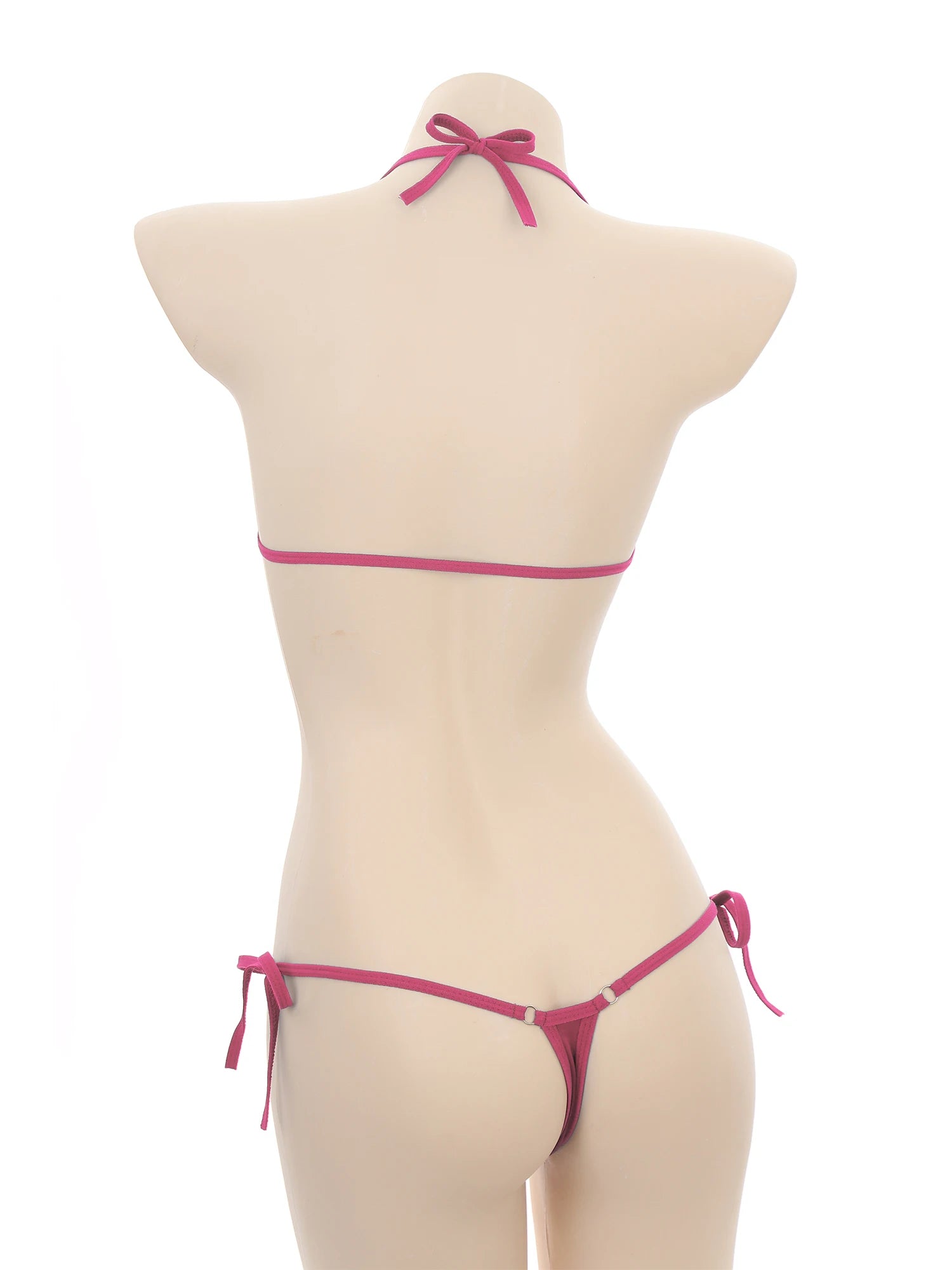 Bikini Swimsuit Outfits for Women Sexy Micro Mini Bikini Set Bandage Bra Thong Two Piece Swimwear Beachwear Bathing Suit Femme Secondary image