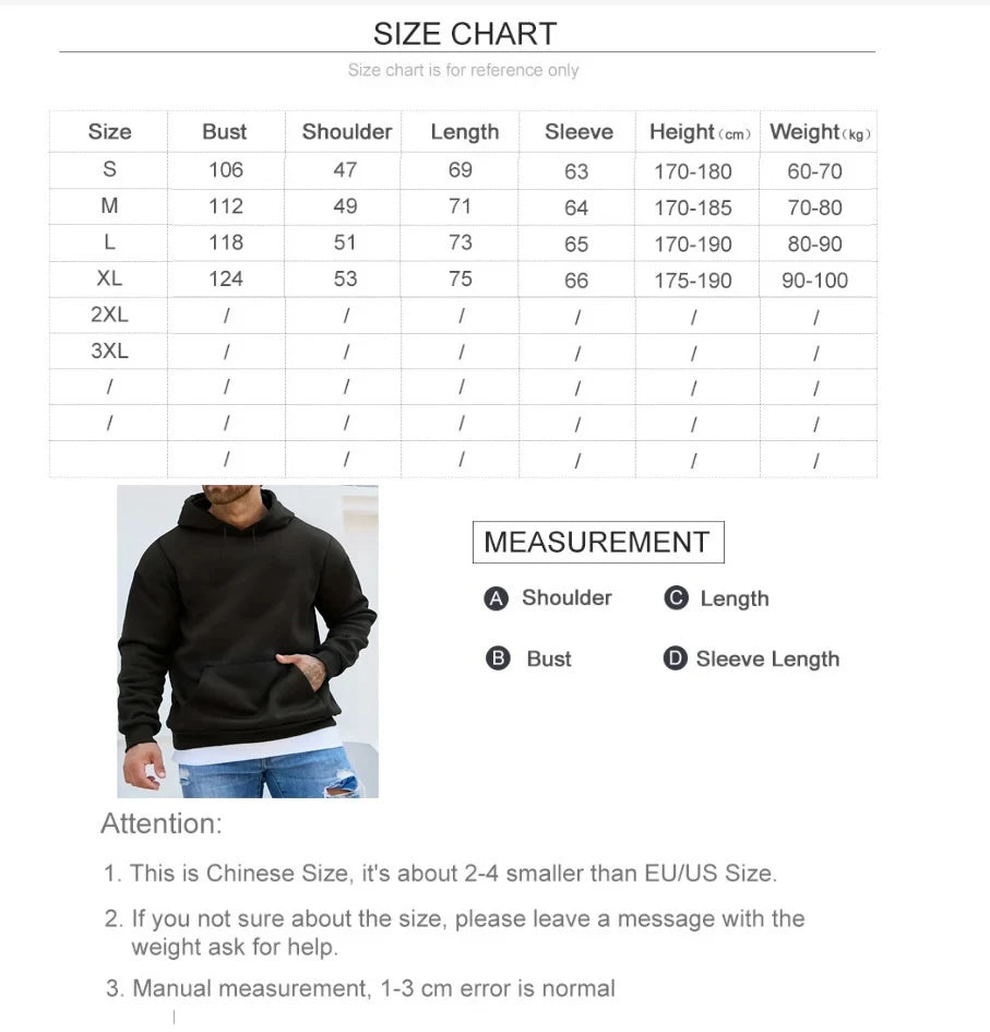 Men's autumn and winter casual fashion loose and comfortable letter print long sleeved hooded sweatshirt warm pullover