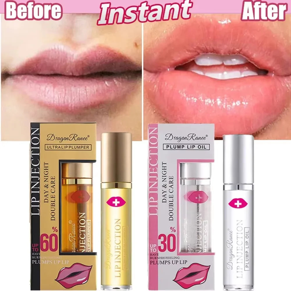 Instant Volumising Lip Plumper Oil Lip Enhancer Lip Gloss Plumping Serum Moisturizing Anti-Wrinkle Lipstick Sexy Lip Care Makeup Main image