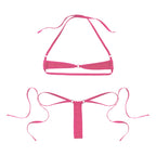 Bikini Swimsuit Outfits for Women Sexy Micro Mini Bikini Set Bandage Bra Thong Two Piece Swimwear Beachwear Bathing Suit Femme